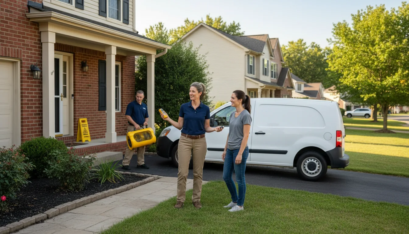 Water restoration image for Emergency Water Removal Services in Christiansburg, OH